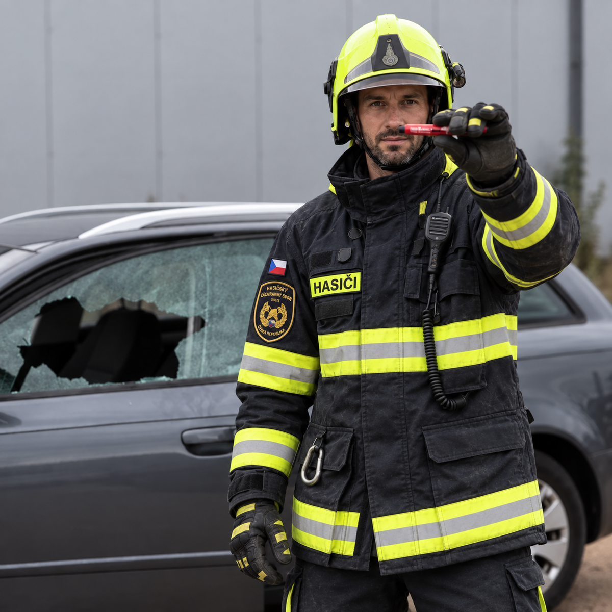 Ovyrek – Nouzový rozbíječ skla do auta