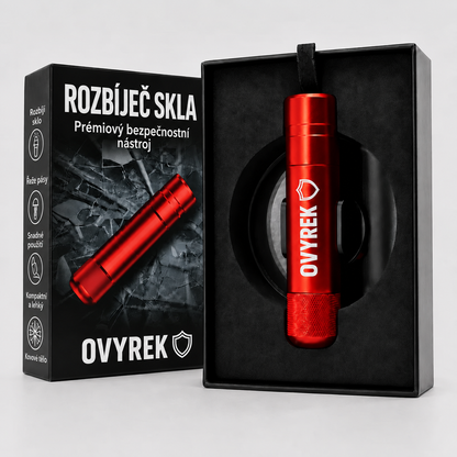 Ovyrek – Nouzový rozbíječ skla do auta